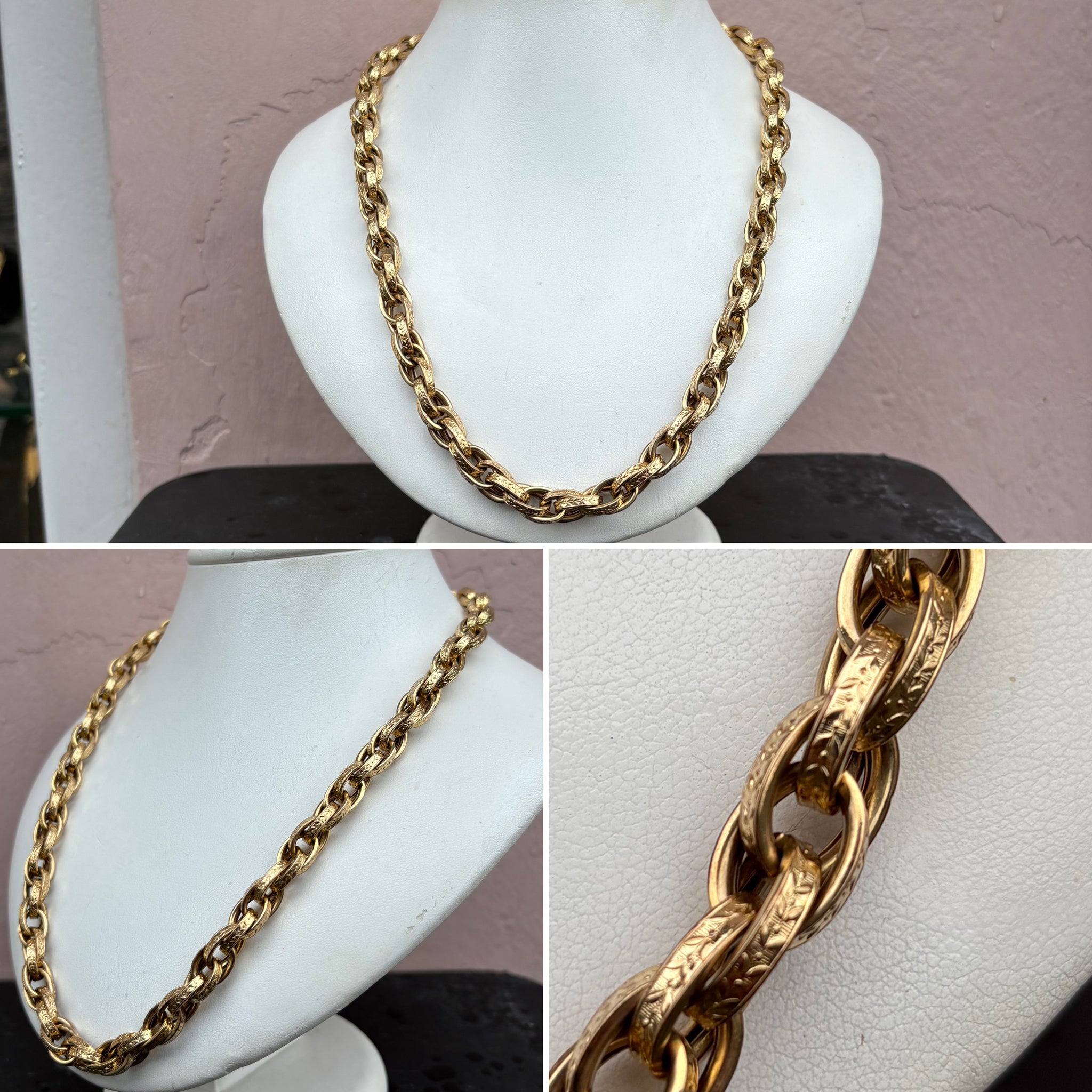Vintage Multi Link Gold Chain