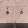 Morganite & Diamond drop earrings