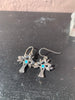 Silver and Opal Celtic Tree Design Earrings