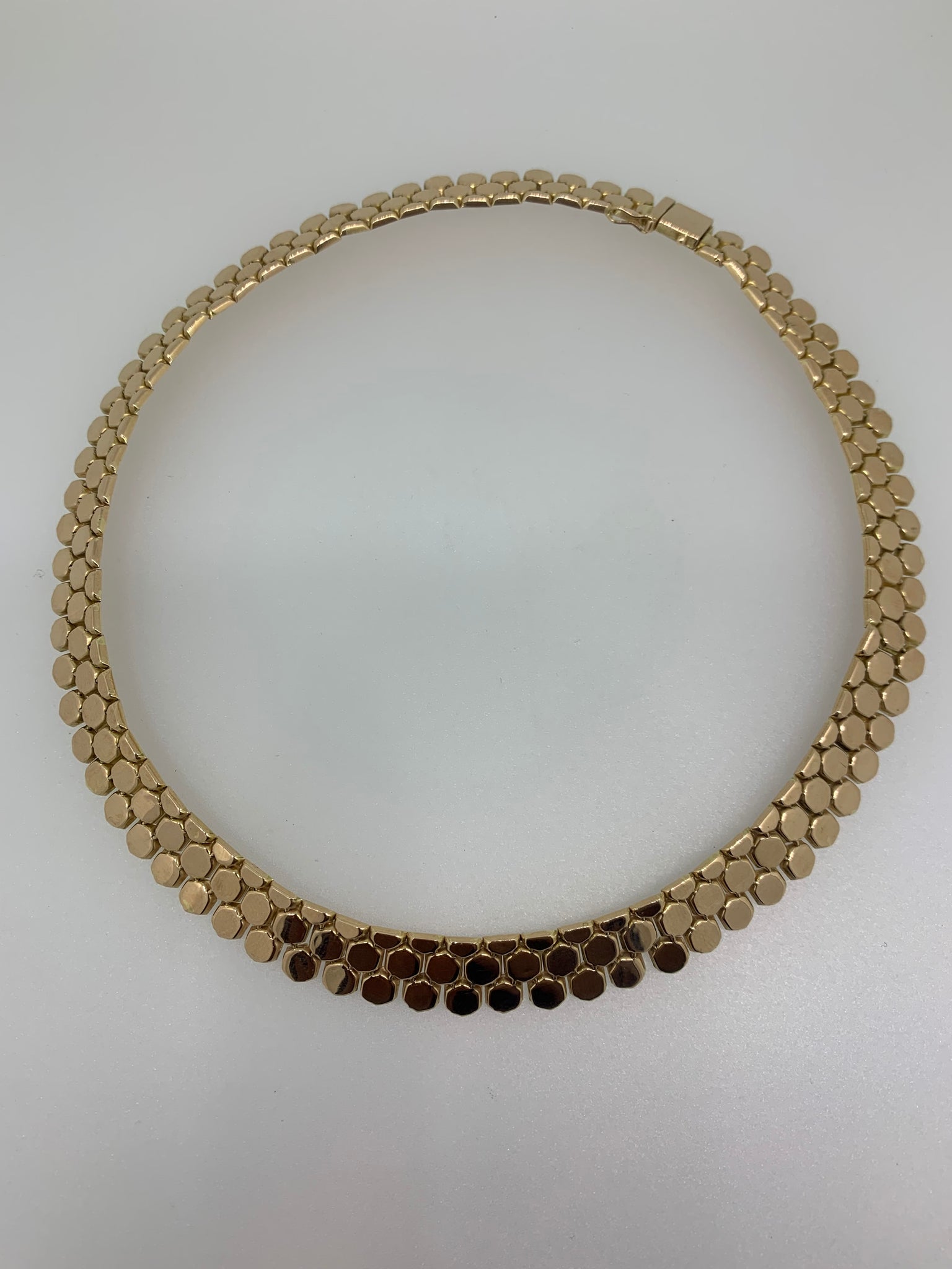 Yellow Gold Collar Necklace