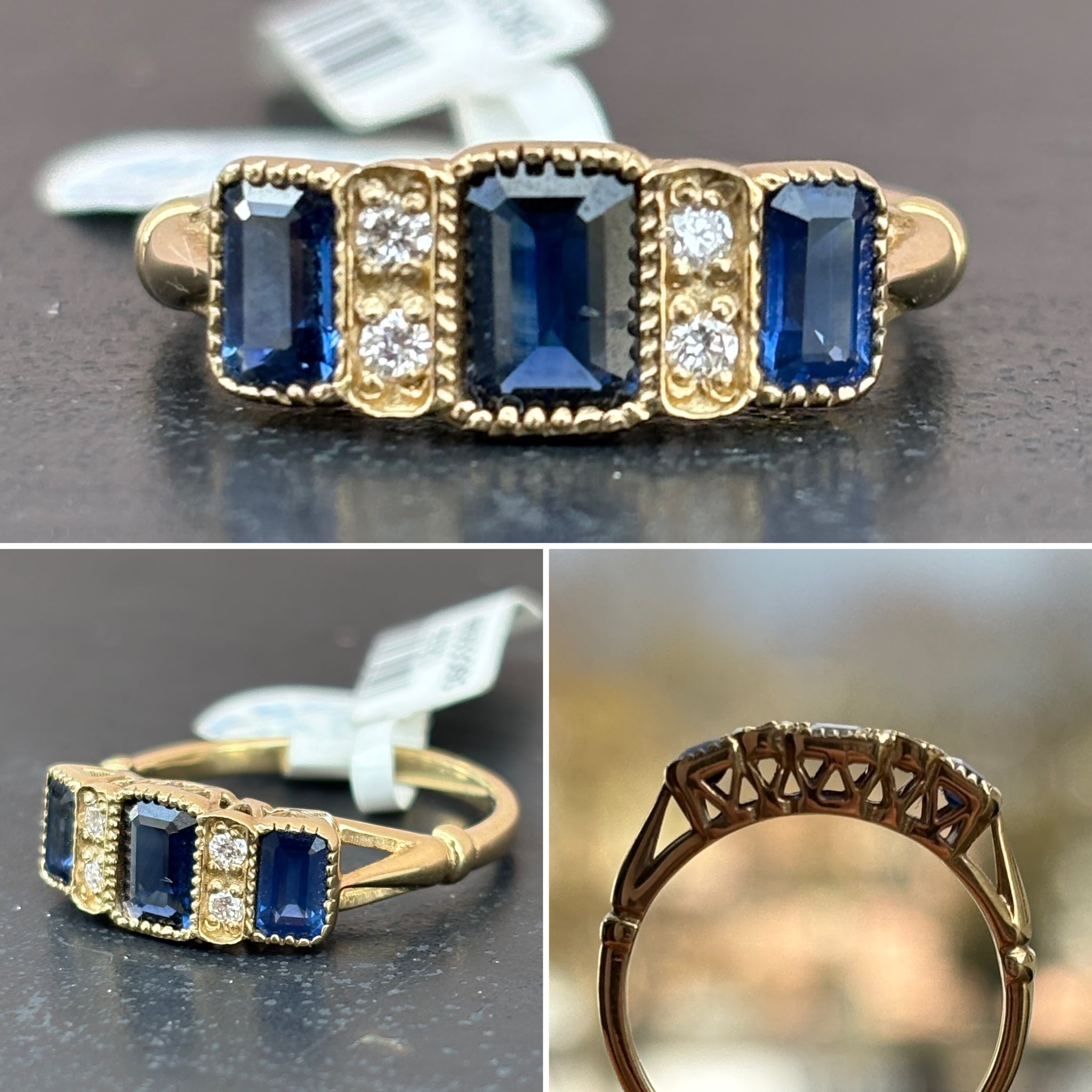 Sapphire and Diamond Ring