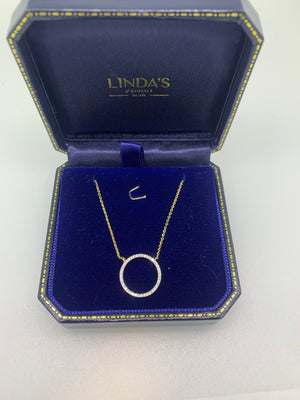 Diamond Circle Pendant