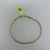 Yellow Gold 2mm Rectangular Link Bracelet