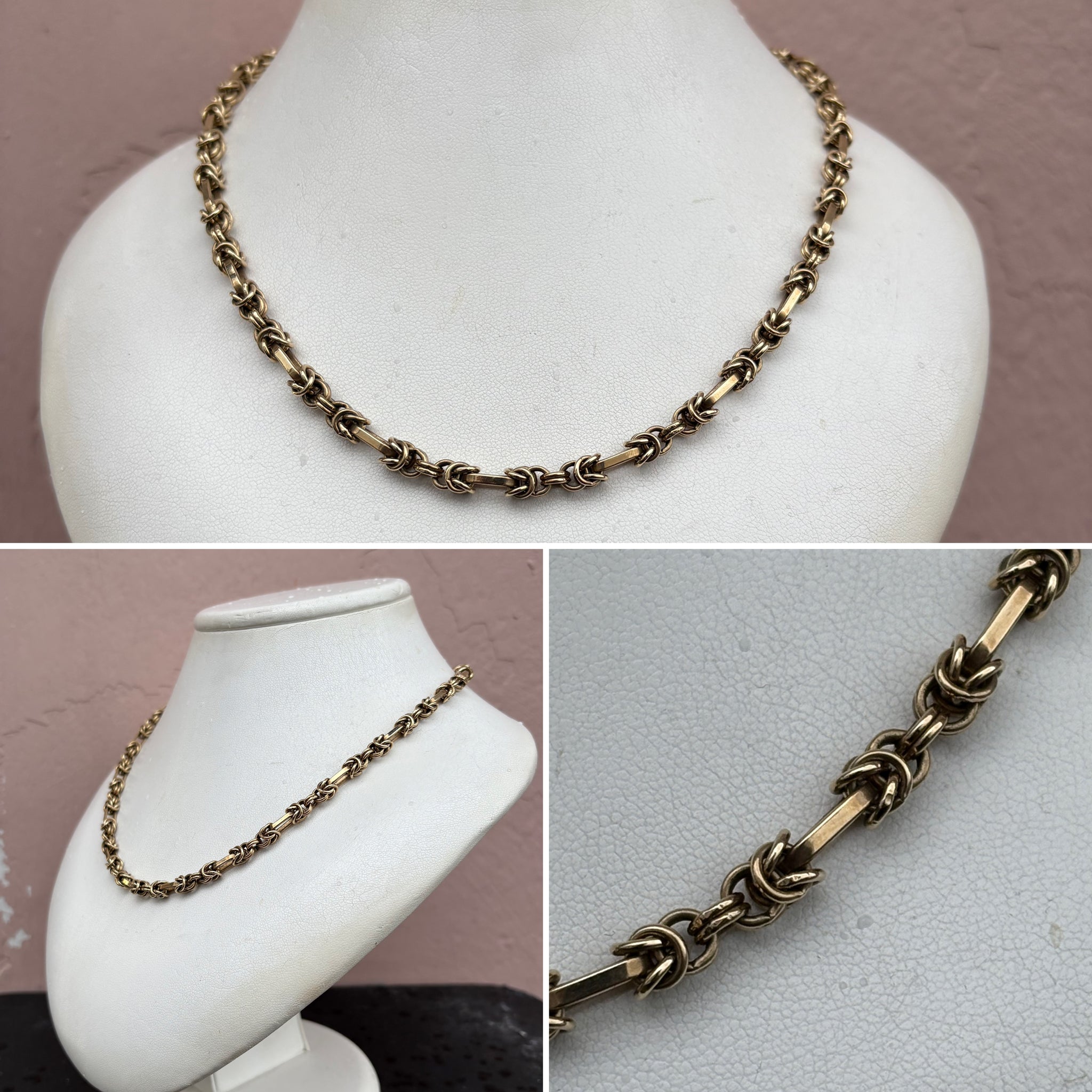 Fancy Link Yellow Gold Chain