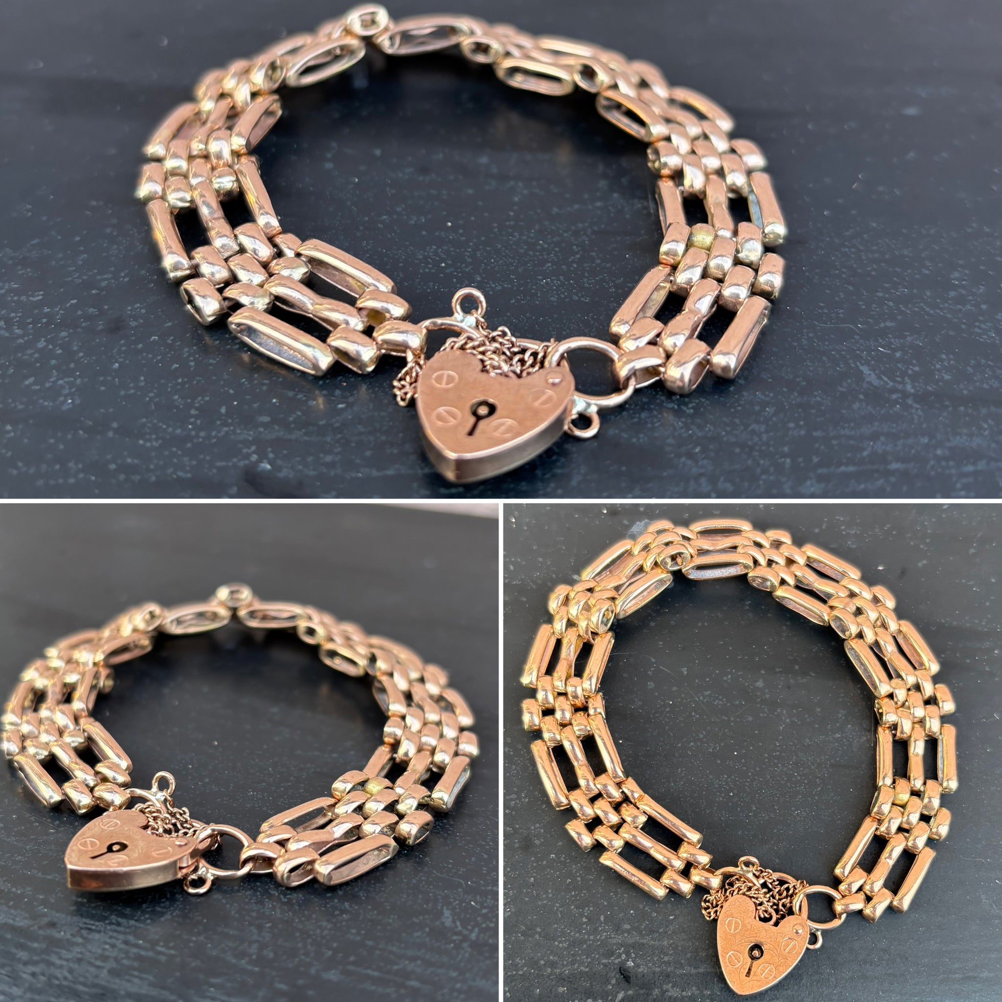 Rose Gold Victorian Gate Bracelet