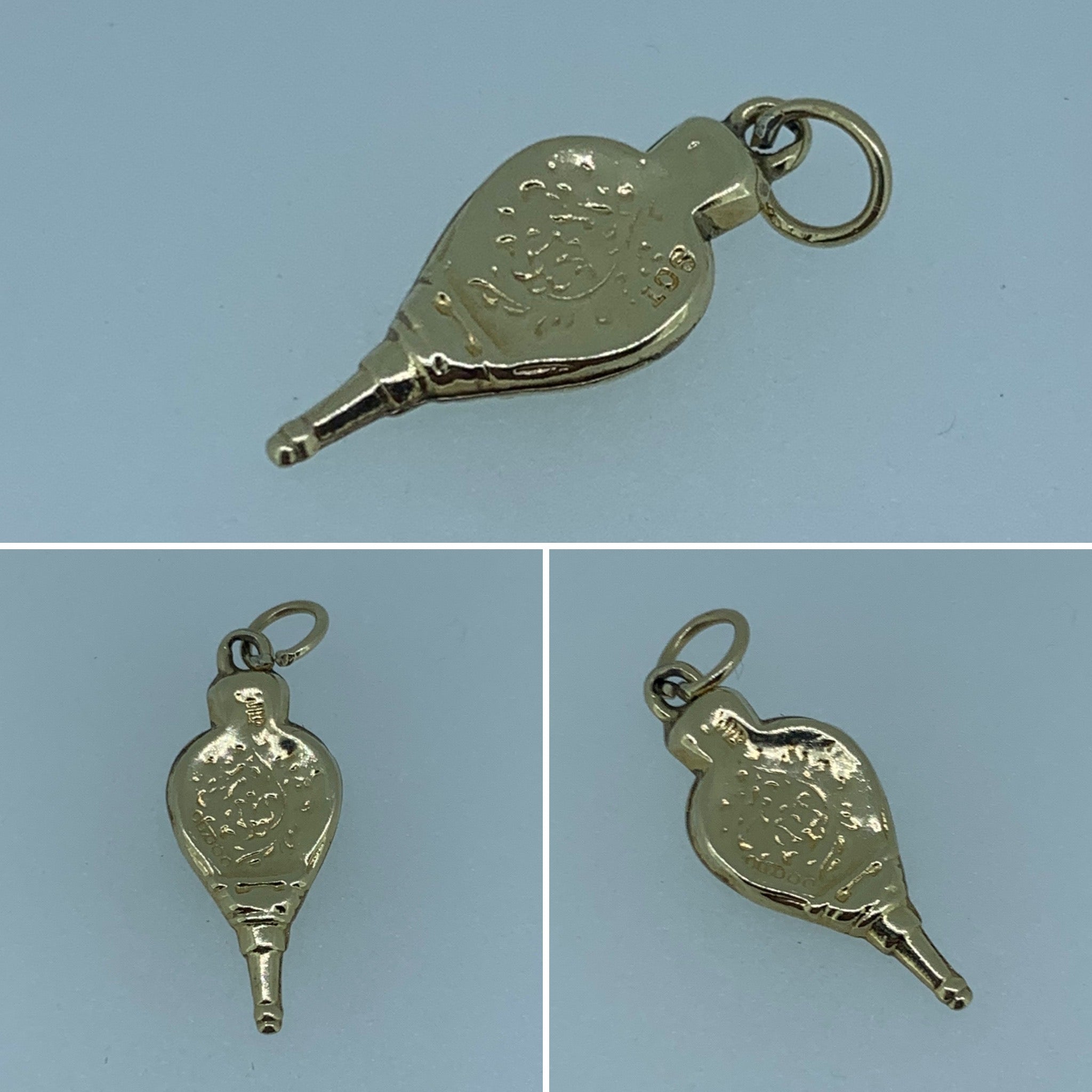 Vintage Gold Fanfare Charm