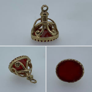 Victorian Gold Fob Charm