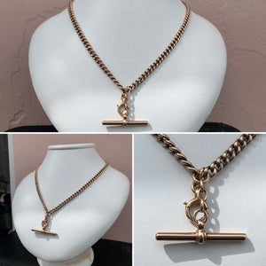 Victorian Rose Gold Albert Chain