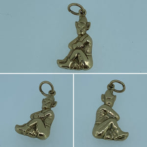 Gold Buddha Charm