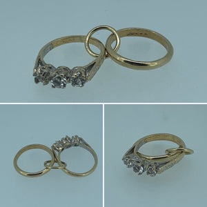 Vintage Gold Engagement Rings Charm