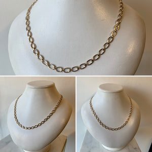 Gold Circular Link Chain