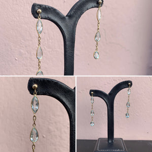 Aquamarine Drop Earrings