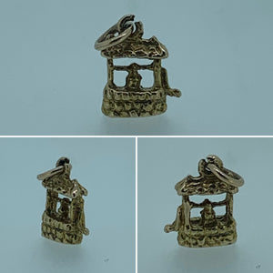 Gold Water Well Charm