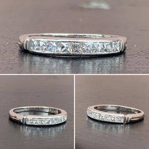 Diamond and Platinum Wedding Ring