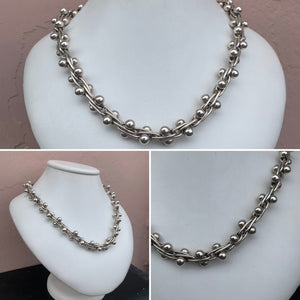 Vintage Silver Heavy Link Chain