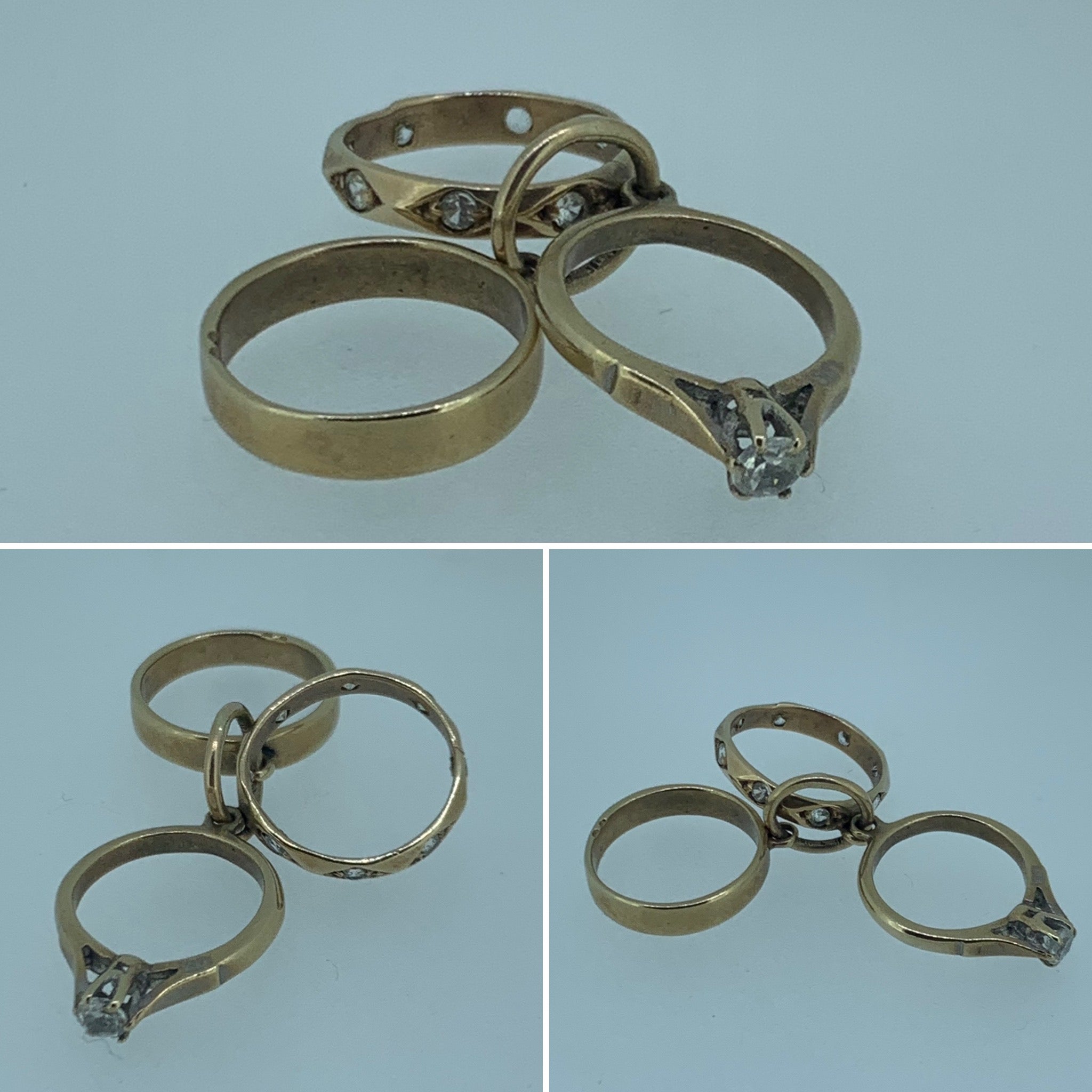 Vintage Gold Engagement Rings Charm