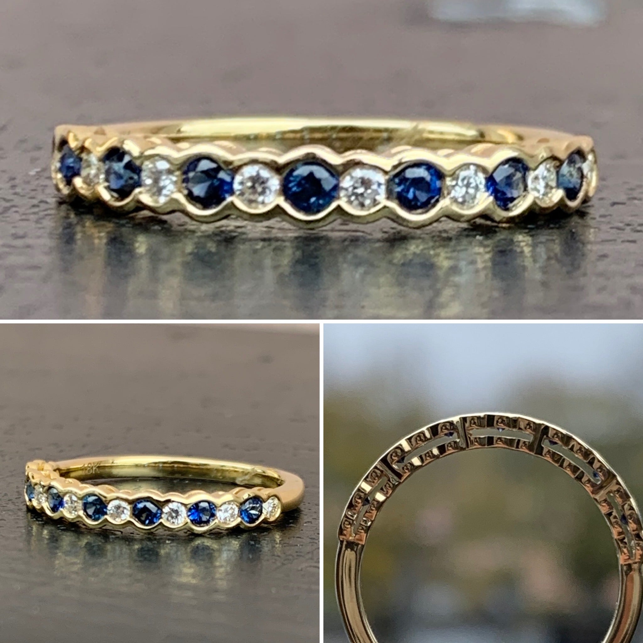 Sapphire and Diamond Ring