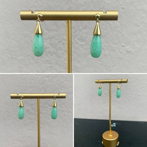 Jade Drop Earrings