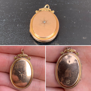 Victorian Rose Gold  Locket