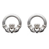 Silver Claddagh stud Earrings