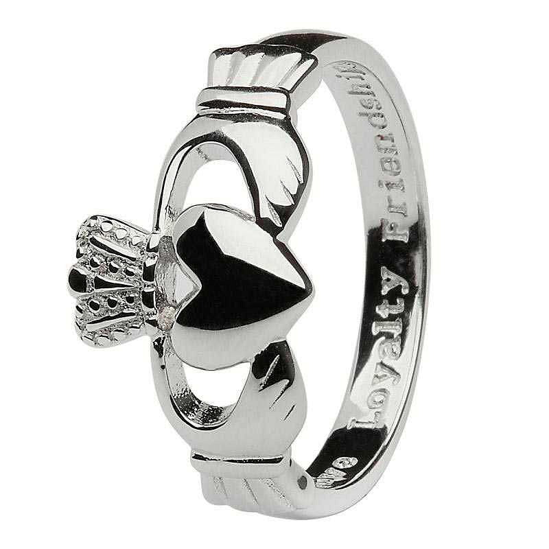 Silver Gents Claddagh Ring