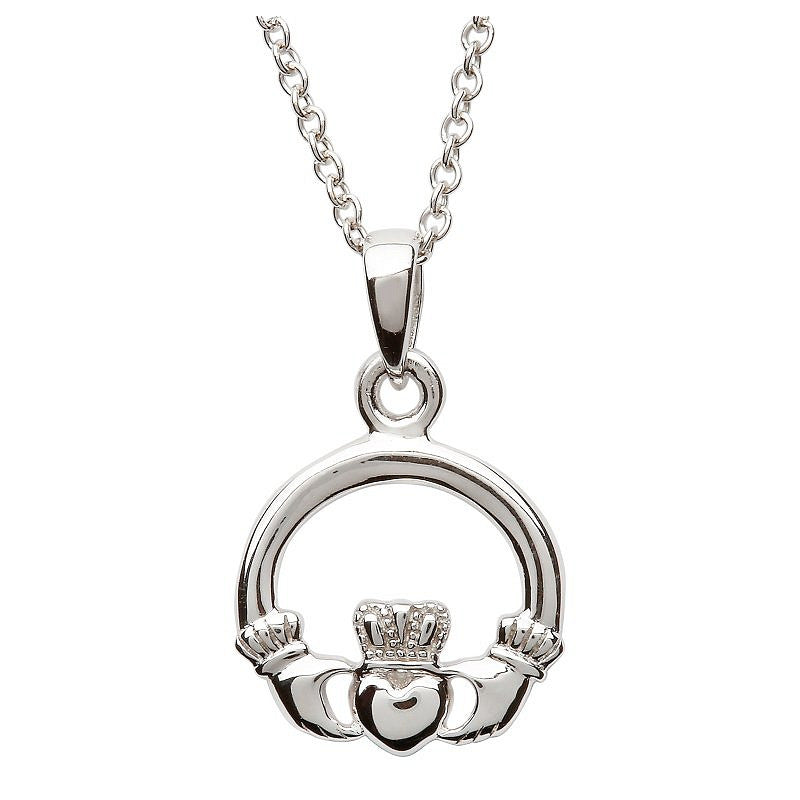 Silver Claddagh Pendant