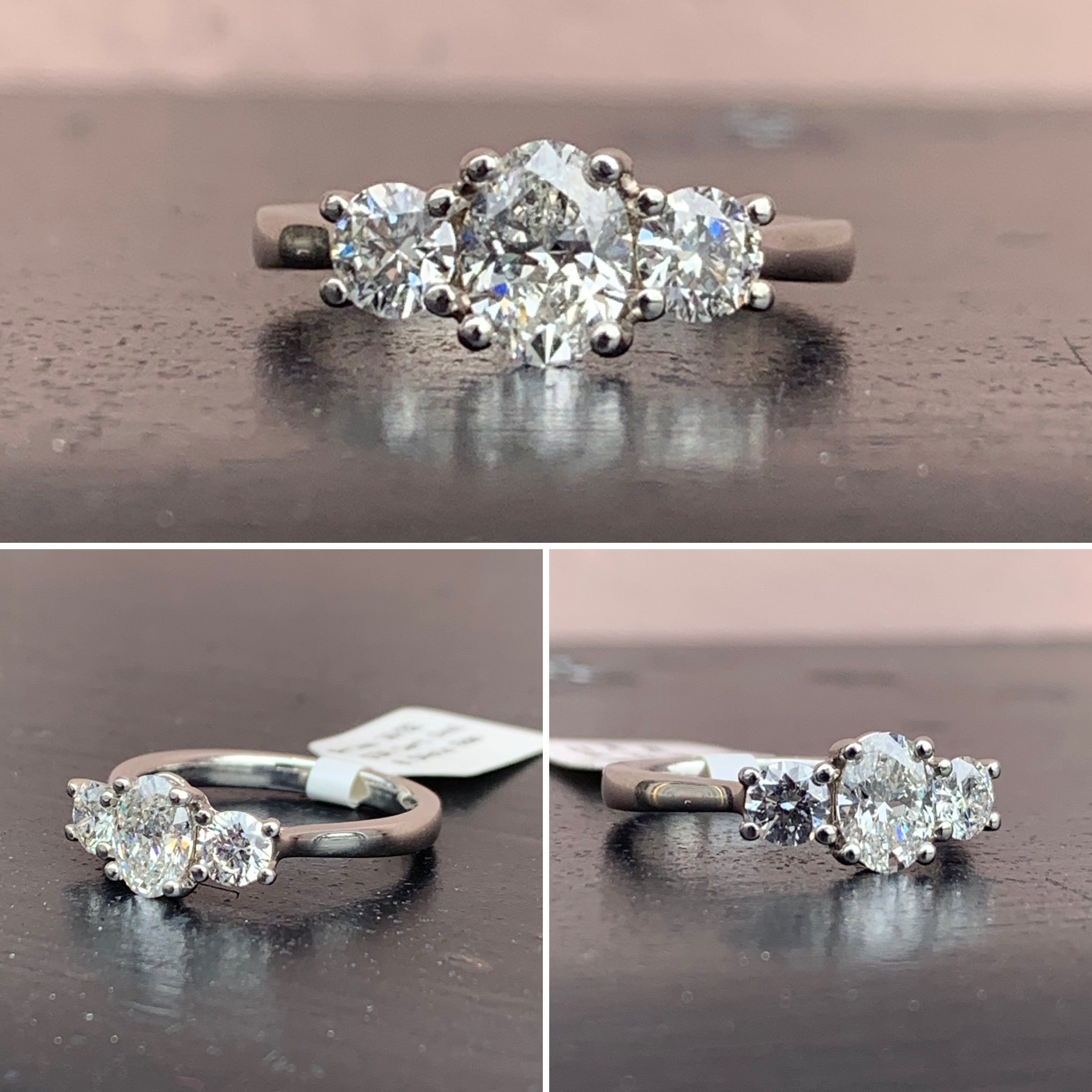 Diamond Three Stone Ring