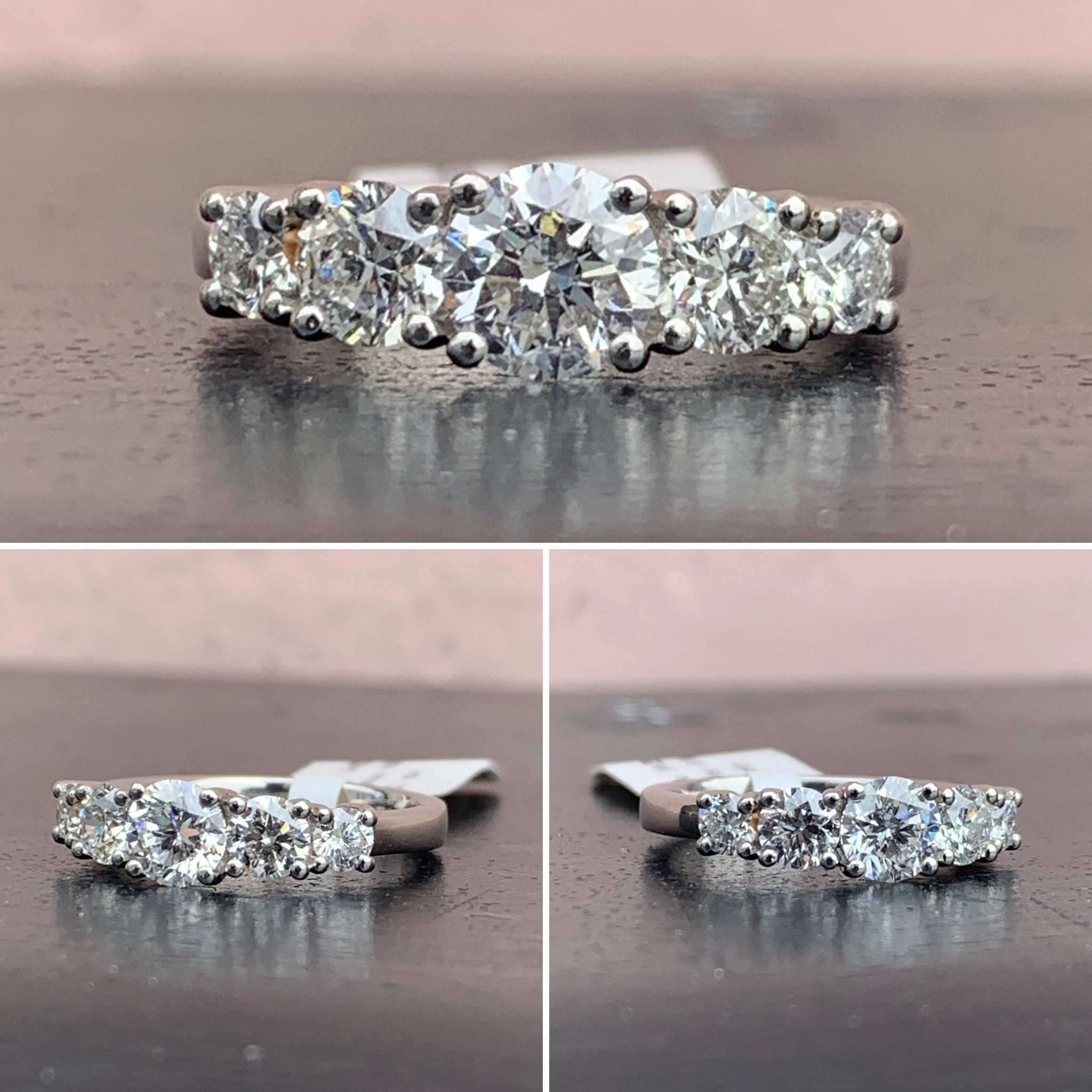 Five Stone Diamond Ring 1.56