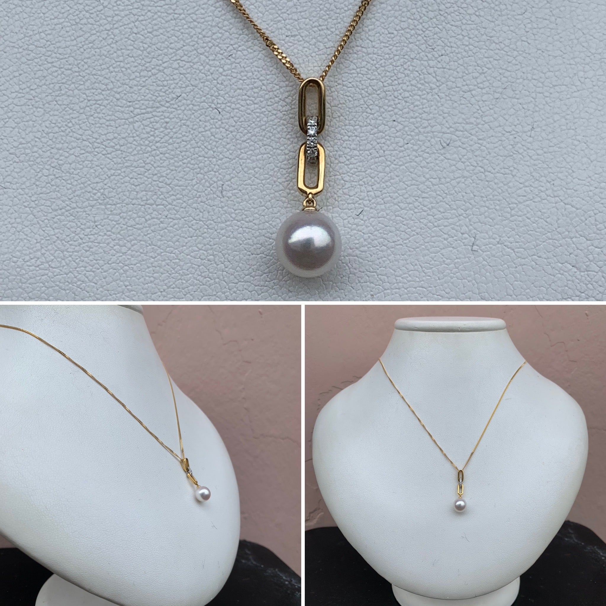 Pearl and Yellow Gold Necklace