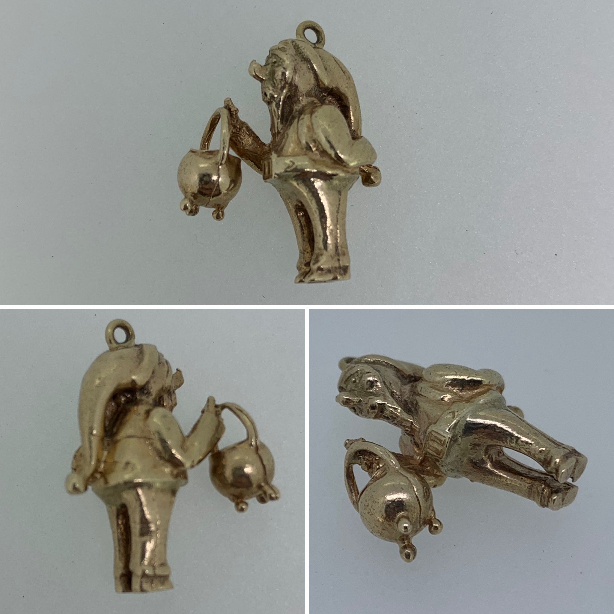 Gold Leprechaun Charm