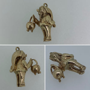 Gold Leprechaun Charm