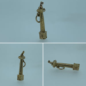 Gold Tower Charm