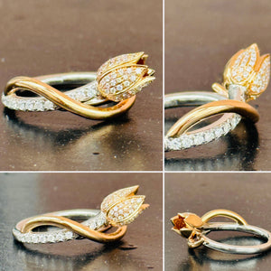 May May Tulip Ring by Boodles