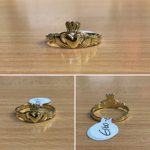 Gold Claddagh Ring