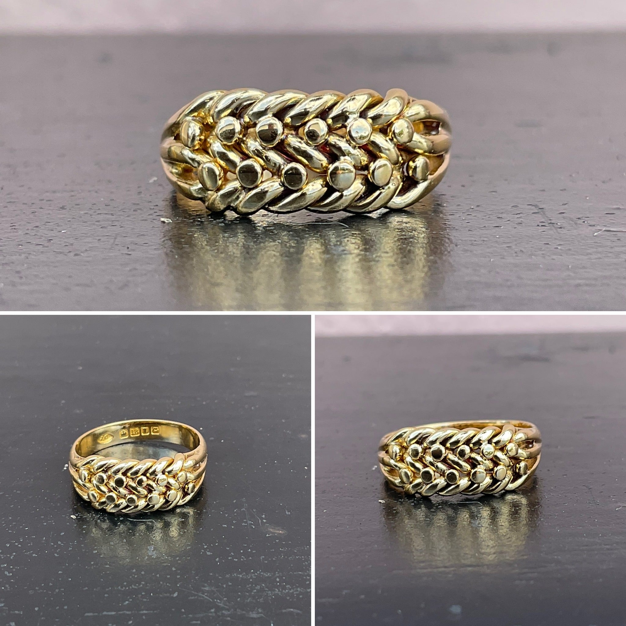 18ct Yellow Gold Vintage Ring