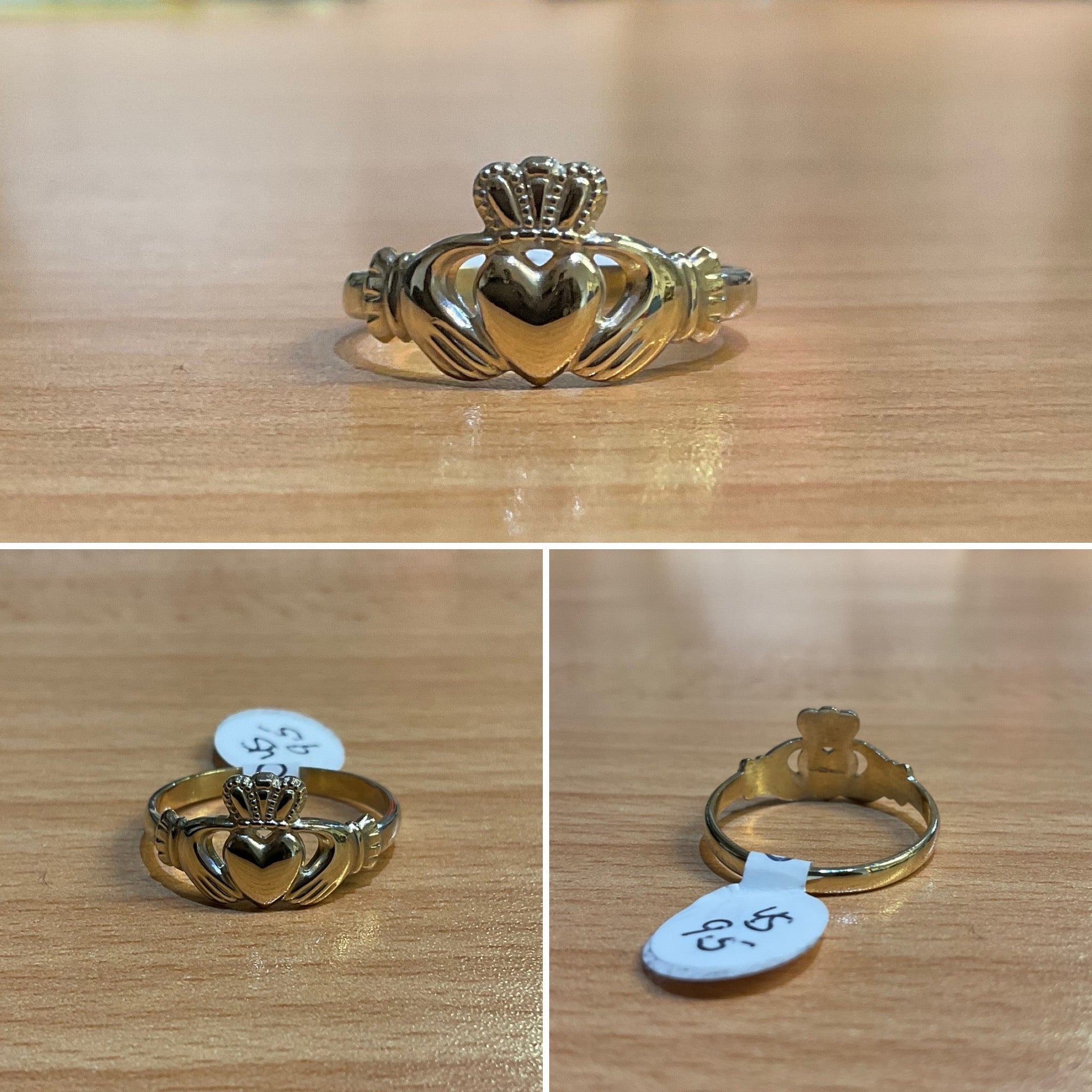9ct Gold Claddagh Ring
