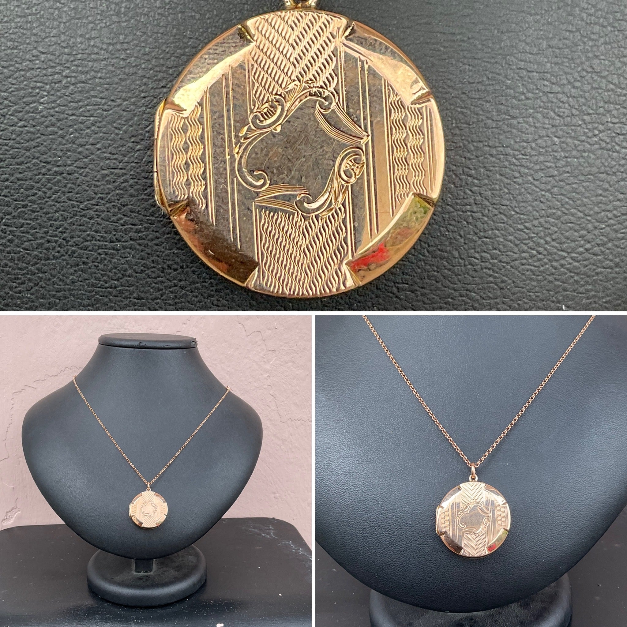 Rose Gold Locket and Chain