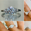 Freya: Vintage 1.94 carat Solitaire Ring