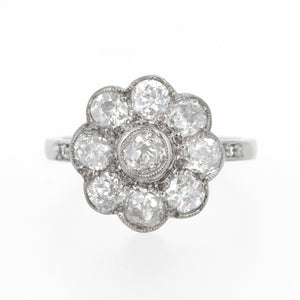 Rose Diamond cluster ring