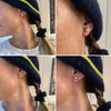 Bright Cut Gold Ball Stud Earrings 6
