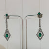 Antique Emerald & Diamond Drops