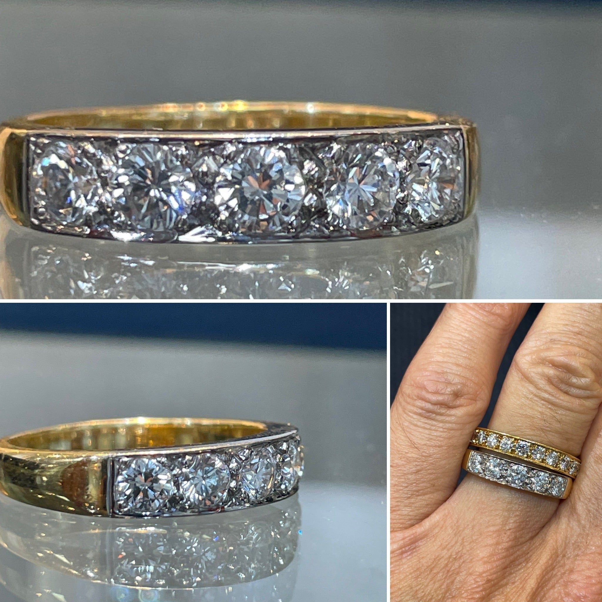 Vintage James Eternity Ring 1.15 carats