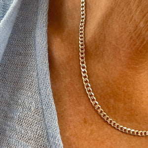 Silver Skinny Necklace