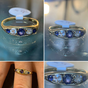 Vintage Sapphire Gypsy Ring