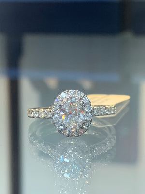 The Edith. An Oval Diamond Ring