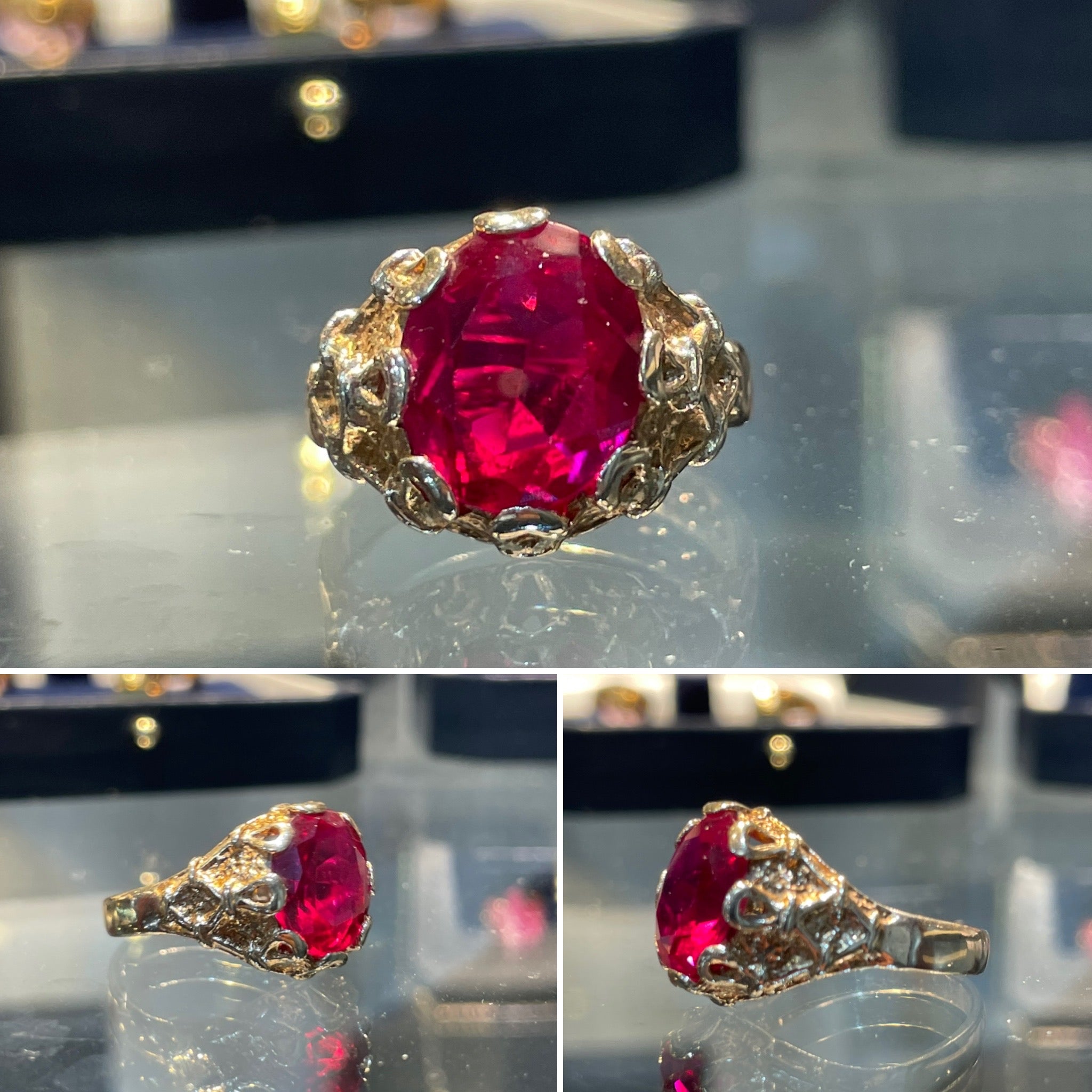 Red Alert Vintage Ring