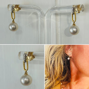 Gold Pearl and Diamond Drops